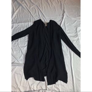 Long Black Cardigan